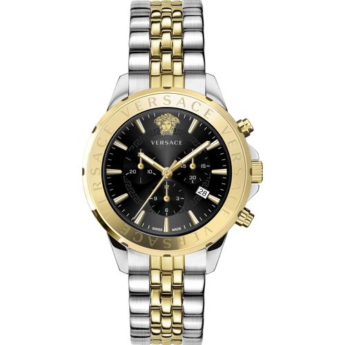 Versace Herren Uhr Armbanduhr Chronograph Signature VEV602223 Edelstahl
