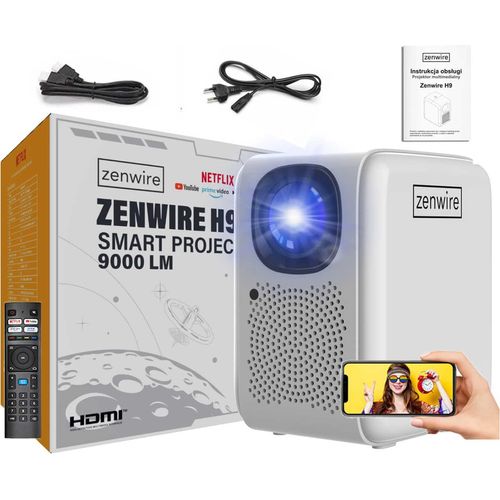 Zenwire Projektor Projektor Zenwire Smart TV H9
