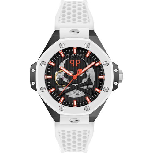 Philipp Plein PWPFA0724 $KELETON ROYAL Automatik schwarz weiss Herren Uhr NEU
