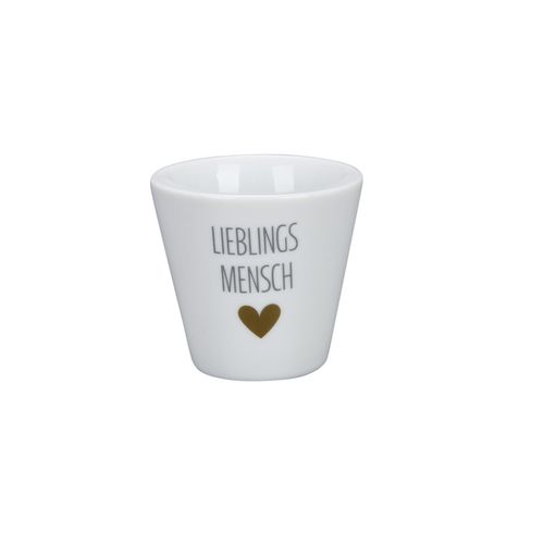 Krasilnikoff Espresso Cup, Lieblingsmensch, Ø 6, Höhe 6 cm