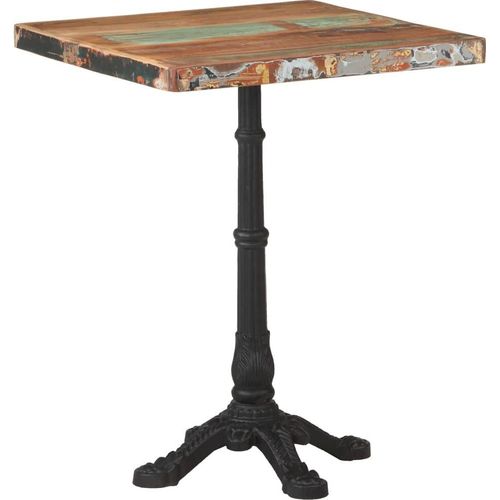 Bistrotisch 60x60x76 cm Altholz Massiv