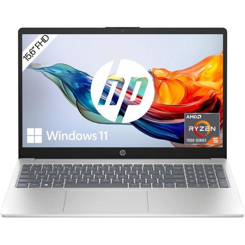 Notebook 15-fc0651ng, Silber, 15,6 Zoll, Full HD, AMD Ryzen 5-7520U, 8 GB, 512 GB M.2 SSD