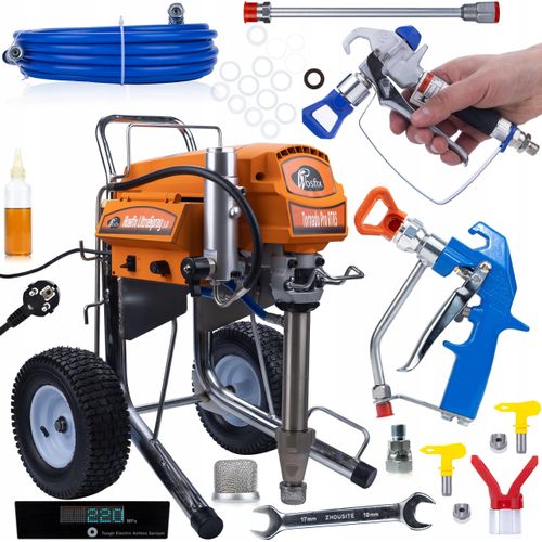 Maler- und Spachtelgerät Rosfix Tornado Pro RTR5 UltraSpray 4000W + Black Spray BS500