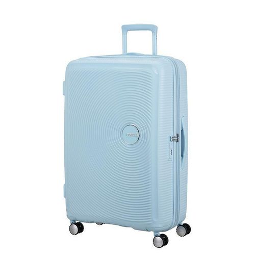 American Tourister Soundbox Spinner 77/28 TSA EXP Trolley Pastel Blue