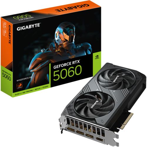 Gigabyte GeForce RTX 5060 WINDFORCE GDDR7 3xDP 1xHDMI