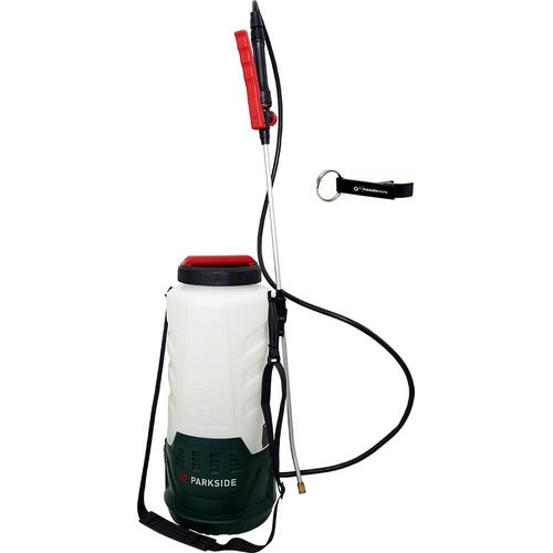 PARKSIDE® 12V / 20V Akku Drucksprüher 5L Behälter PDSA 20 (ohne Akku) + HEADNMORE® Schlüsselanhänger im HEADNMORE® Bundle
