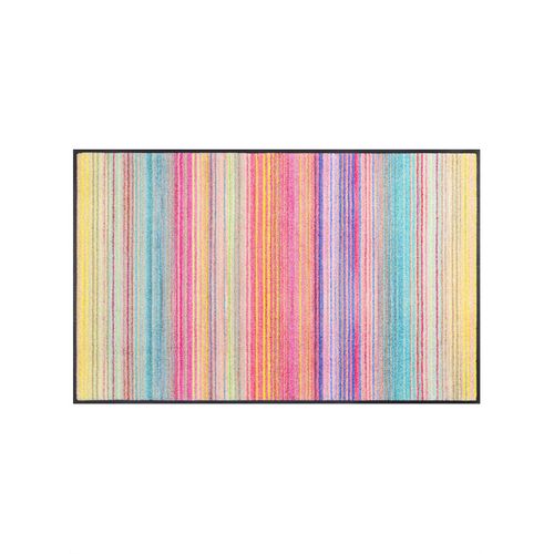 Fußmatte Gr. 5, rosé, blau, gestreift, B:60cm H:7mm L:240cm, Polyamid, Kunstfaser, Teppiche