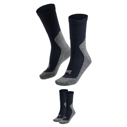 Wandersocken XTREME SOCKSWEAR, Damen, Gr. 39 (41), multi marine, Materialmix, bestickt, normal, Socken, Gepolsterte Unisex Wander-/ Sport- und Funktionssocken