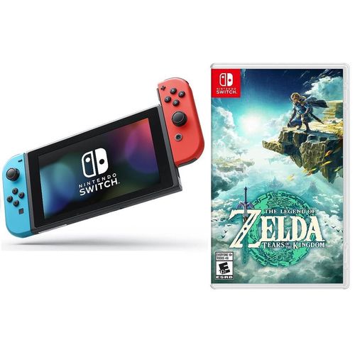 Switch 32GB - Schwarz Standard + Zelda Tears of the kingdom