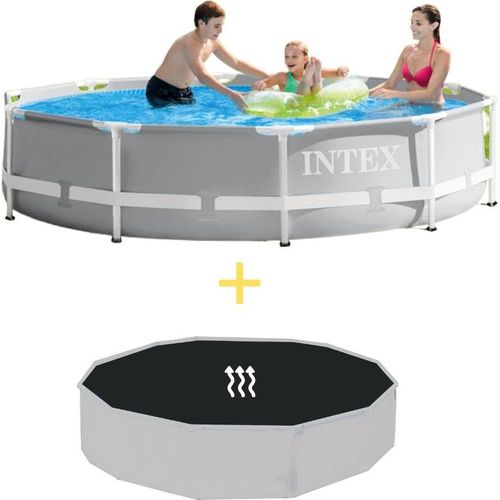 Intex Prism Frame Pool - 305 x 76 cm - Inklusive Solarsegel