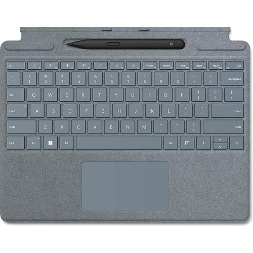 Microsoft Signature with Slim Pen 2, QWERTZ, Deutsch, Touchpad, Microsoft, Surface Pro 8/Pro X, Blau