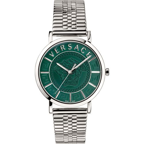 Versace Herren Uhr Armbanduhr V-ESSENTIAL VEJ400921 Edelstahl