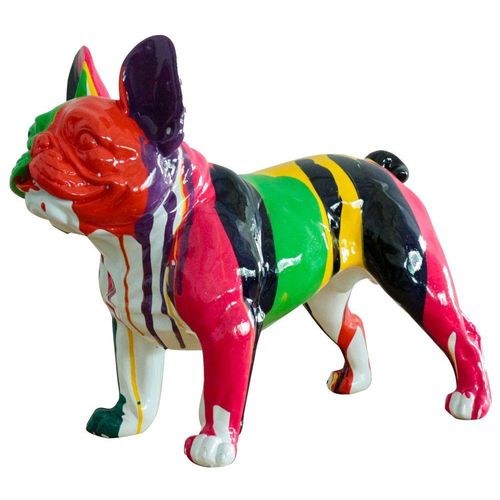 Skulptur BUNTE BULLDOGGE