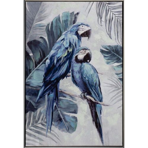 Gemälde BLAUE PAPAGEIEN