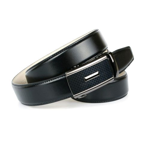 Ledergürtel ANTHONI CROWN, Damen, Gr. 105, schwarz, Leder, unifarben, Gürtel, Stilvoller Ledergürtel mit stufenloser Weitenregulierung
