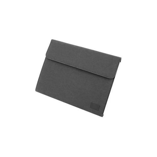 Schreibmappe Lightpak®, A4, für Links-/Rechtshänder, 13 Fächer, 2 Einsteckfächer, 3 Stifteschlaufen, 1 Block, Klettverschluss, RPET, anthrazit
