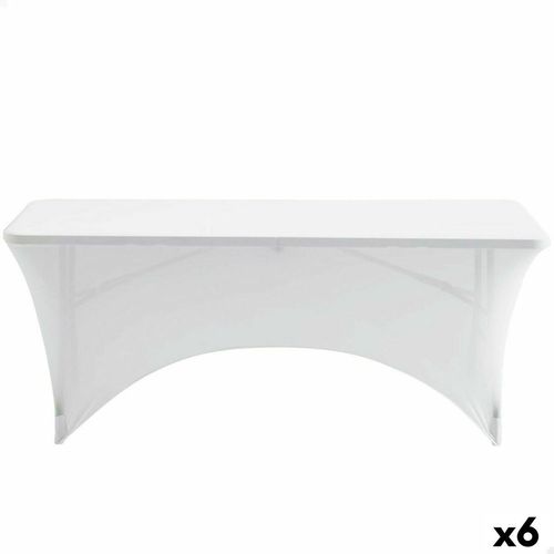 Schutzhülle Aktive Weiß 183 x 76 x 76 cm Tisch Zubehör Fahrzeuge Straße (6 Stück)