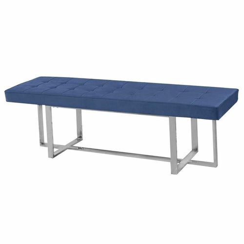 Barhocker DKD Home Decor Blau Polyester Stahl (150 x 45 x 45 cm)