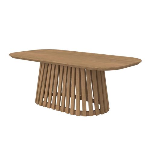 Ambia Garden Loungetisch , Akazie , Holz , Akazie , Schichtholz , rechteckig , Rundrohr , 100x35x50 cm , Loungemöbel, Loungetische