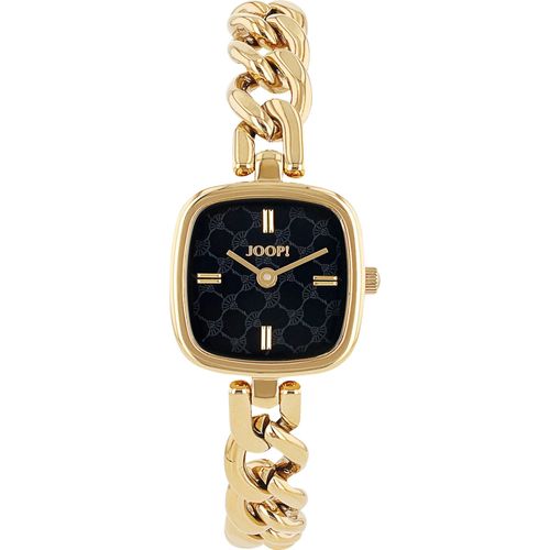Quarzuhr JOOP, goldfarben, Armbanduhren, Damen, Armbanduhr, Damenuhr, analog, Edelstahlarmband in Kettengliederung