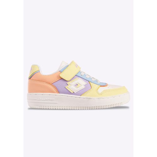Sneaker LOTTO, Gr. 29, gelb (gelb, flamingo), Synthetik, Schuhe