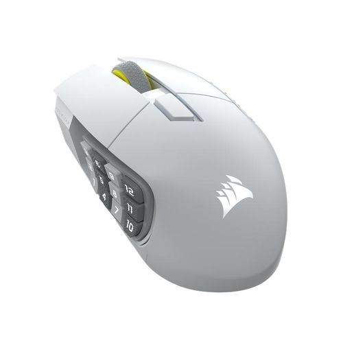 Corsair Scimitar Elite Wireless SE MMO - White - Gaming Maus (Weiß)