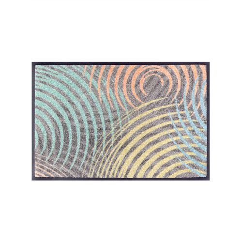 Fußmatte Gr. 1, bunt (grau, bunt), B:40cm H:7mm L:60cm, Polyamid, Kunstfaser, Teppiche