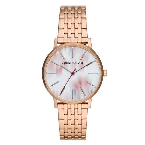 Armani Exchange Uhr AX5589 Damen Armbanduhr Rosé Gold