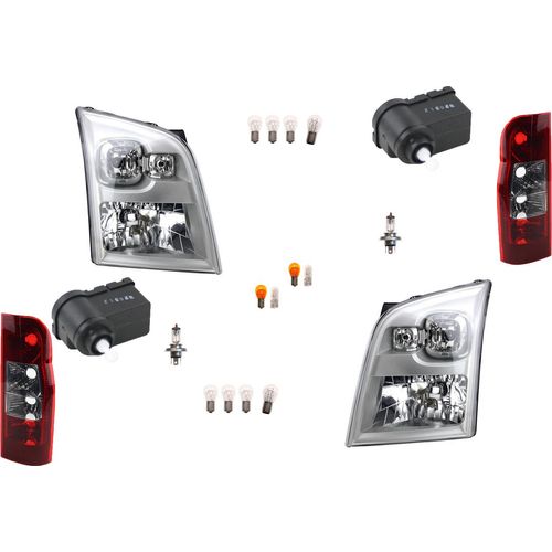Johns, Scheinwerfer Heckleuchten Set Links Rechts passend für Ford Transit + Leuch. LWR 4047299 1435867 1063829 6C1113K198AA XS4X13K198AB YC1X13K198AA