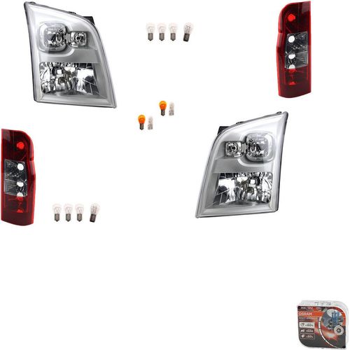 Johns, Scheinwerfer Heckleuchten L R Osram Night Breaker Laser passend für Ford Transit 1452504 1545514 1435856 1486100 1504681 1537774 1684410 6C1113