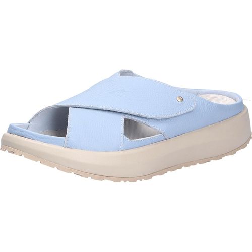 Joya Alicante Light blue Pantolette, Glattleder, Klettv., Senso-Sohle, Kategorie Emotion JY077A 37
