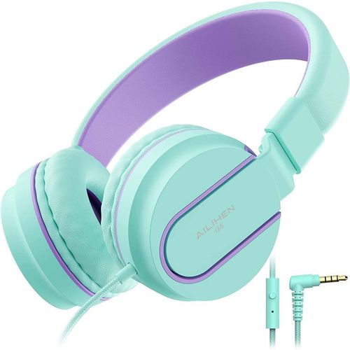 Ailihen i35 COLORFUL Kopfhörer Noise cancelling mit Mikrofon - Blau