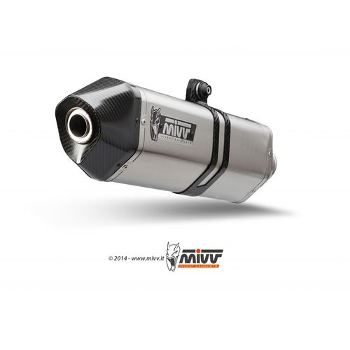 Mivv SPORT Schalldämpfer SPEED EDGE SLIP-ON Edelstahl Carbon Cap für SUZUKI DL V-STROM 650 BJ 2012 ></noscript>