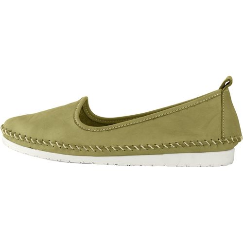 Slipper ANDREA CONTI, Damen, Gr. 39, grün, Glattleder, Leder, modisch, Schuhe, Topseller