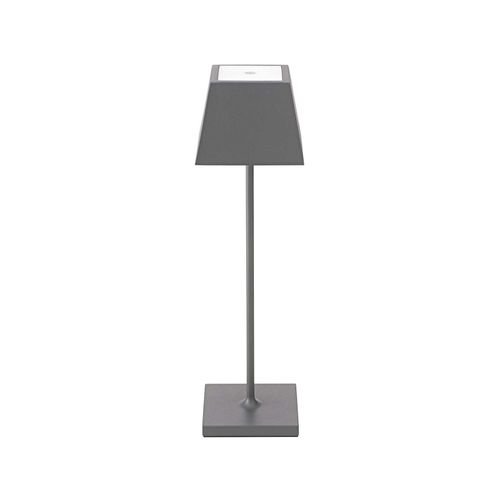Nuindie LED Akku Tischleuchte Außentischleuchte IP54 anthrazit eckig Sigor Tischlampe