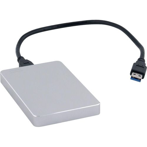 Q-CONNECT KF18084 Festplatte extern USB 3.0 2TB silber