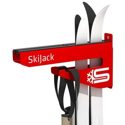 Skijack Wall Ski Und Snowboard Hanger (Rot)