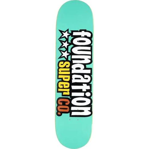 Foundation Team Skateboard Deck (3 Star Teal)