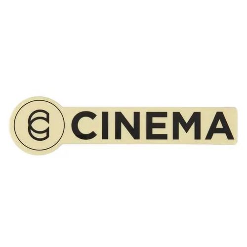 Cinema Promo Sticker (Schwarz)