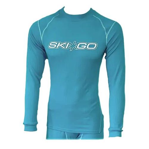 Skigo Herren Ski Funktionsunterwäsche Top (Blau)