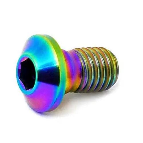 TLC Titanium BMX Sprocket Schraube (Rainbow)