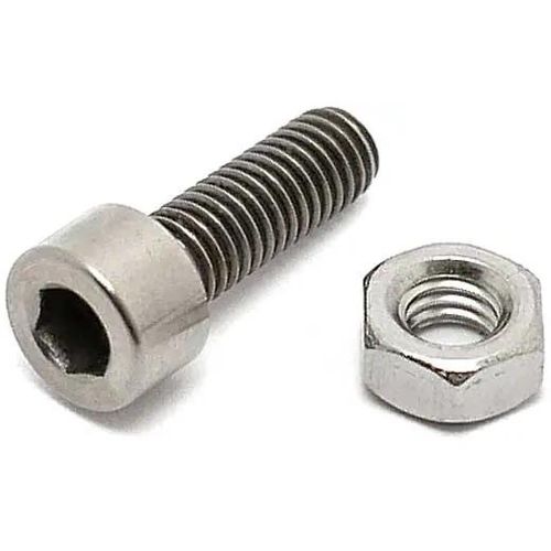 TLC Titanium BMX Sattelklemmenschraube und Mutter (Natural)