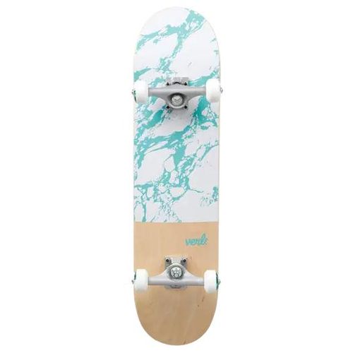 Verb Marble Dip Skateboard Komplettboard (Weiß)