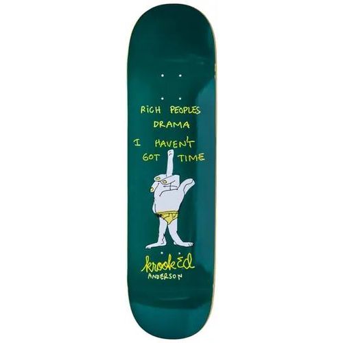 Krooked Mike Anderson Pro Skateboard Deck (Manderson Drama)