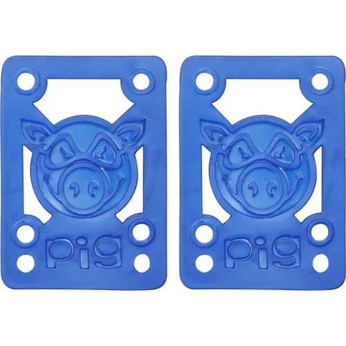 Pig Piles Soft Skateboard Risers 2 Stk. (Blau)