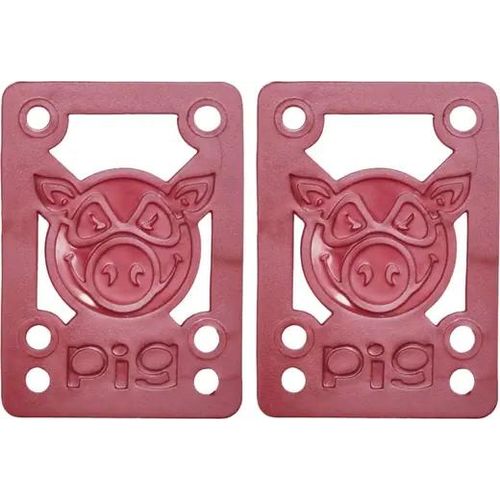 Pig Piles Soft Skateboard Risers 2 Stk. (Rot)
