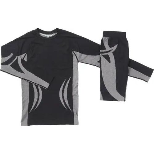 Cold Seamless Damen Ski Funktionsunterwäsche Set (Schwarz)
