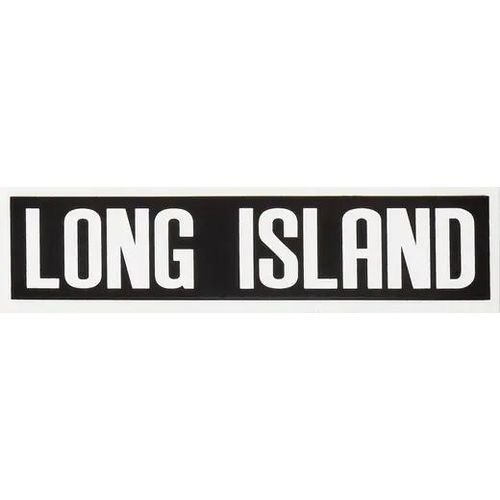 Long Island Sticker (Schwarz)