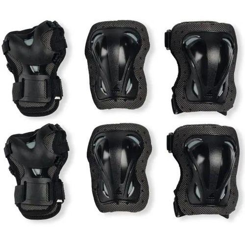 Rollerblade SkateGear Kinder Protektoren Set (Schwarz)