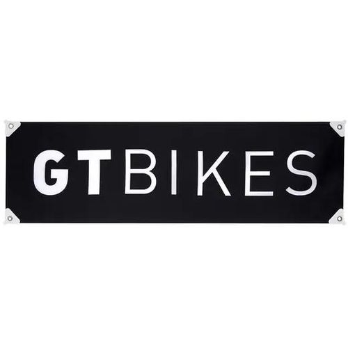 GT Bikes Rectangle Banner (122x34cm Black/White)
